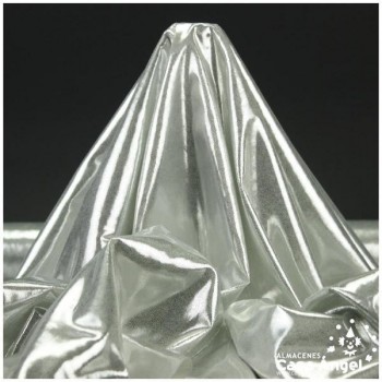 PAN DE ORO PLATEADO CON PUNTOS DE FOIL SERIE NURIA 150cm