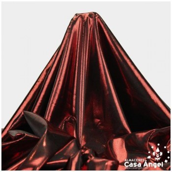 PAN DE ORO ROJO CON PUNTOS DE FOIL SERIE NURIA 150cm