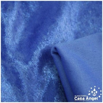 TERCIOPELO LÚREX AZUL CON BRILLO AGUADO 150cm