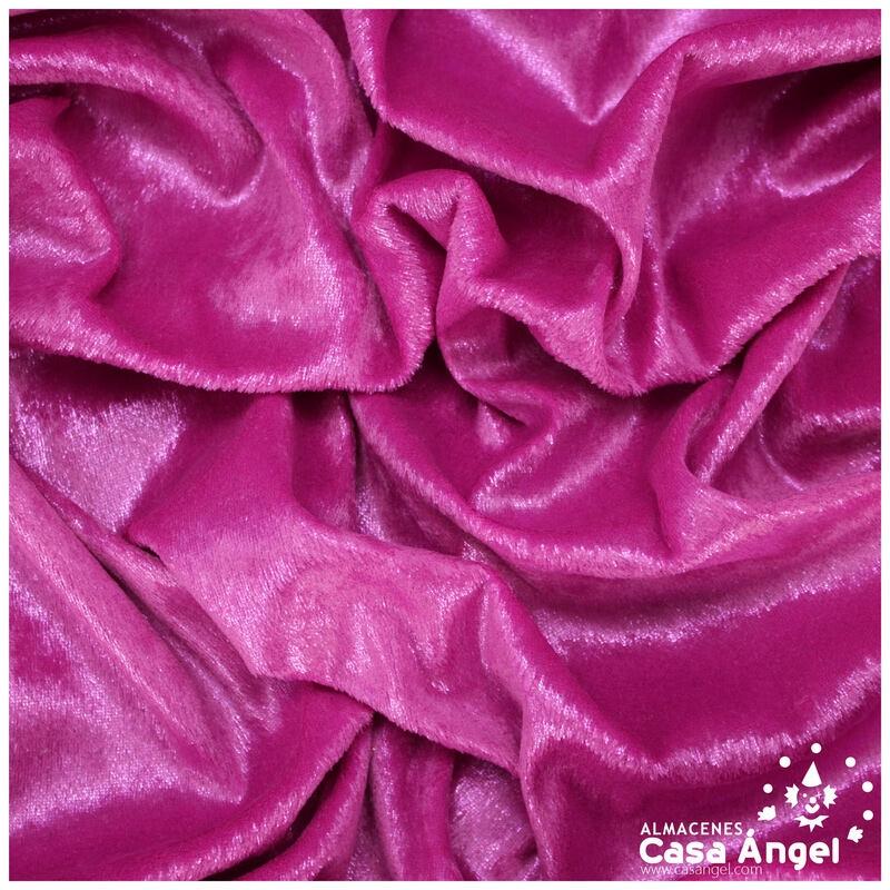 TERCIOPELO LÚREX FUCSIA CON BRILLO AGUADO 150cm