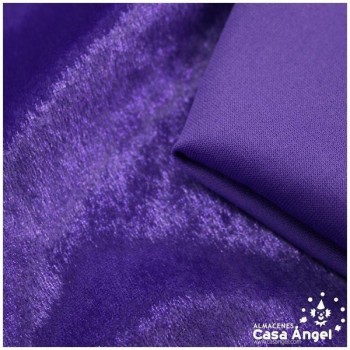 TERCIOPELO LÚREX MORADO CON BRILLO AGUADO 150cm