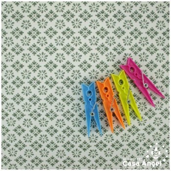 JACQUARD DE ALGODÓN PARA TAPICERÍA SERIE SIDNEY VERDE 280cm