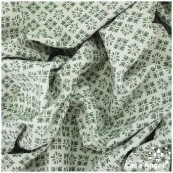 JACQUARD DE ALGODÓN PARA TAPICERÍA SERIE SIDNEY VERDE 280cm