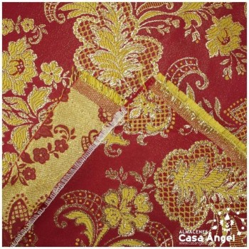 BROCADO VICTORIANO ROJO GRANA SERIE SIERPES 280cm