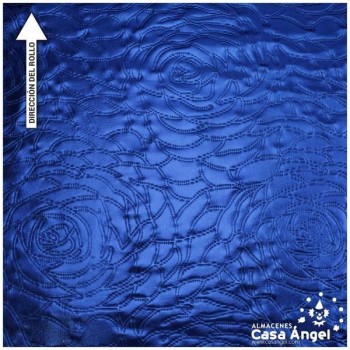 LYCRA TERMOESTAMPADA EN RELIEVE AZUL SERIE SPOCK 150cm
