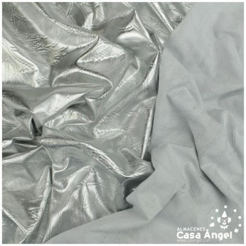 LYCRA TERMOESTAMPADA EN RELIEVE PLATA SERIE SPOCK 150cm