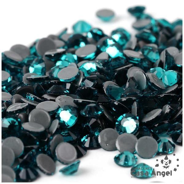 PIEDRA CRISTAL STRASS TERMOADHESIVO TURQUESA 4mm