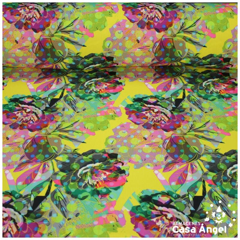 TEJIDO BIOELÁSTICO ESTAMPADO STELA 160cm