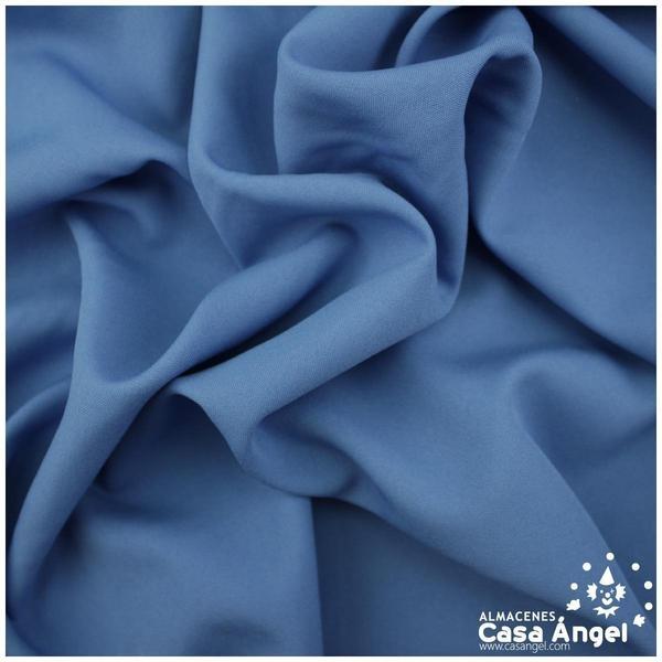 TELA STRECH PLANA  AZUL BONDI 150cm