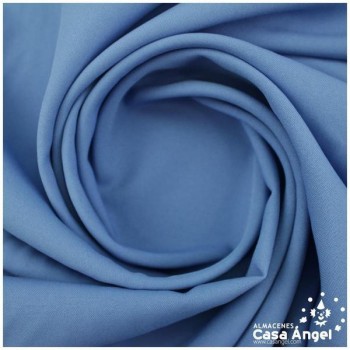 TELA STRECH PLANA  AZUL BONDI 150cm
