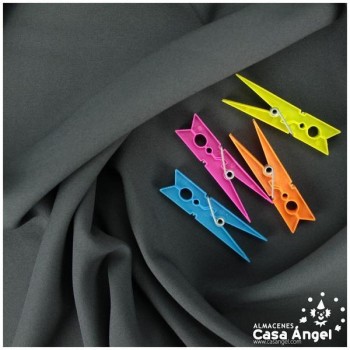 TELA STRECH PLANA GRIS OSCURA 150cm