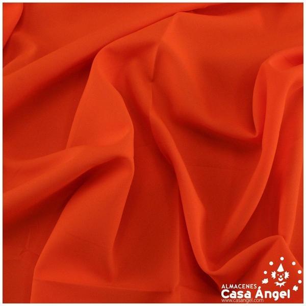 TELA STRECH PLANA NARANJA FLÚOR 150cm