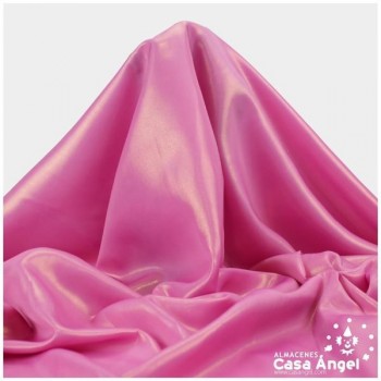 SEDA ORGANZA ROSA METALIZADA SERIE AGUAS 150cm