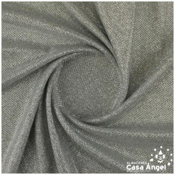 PUNTO LAMÉ PLATEADO CON GLITTER SERIE GARBO 140cm