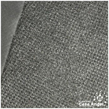 PUNTO LAMÉ PLATEADO CON GLITTER SERIE GARBO 140cm
