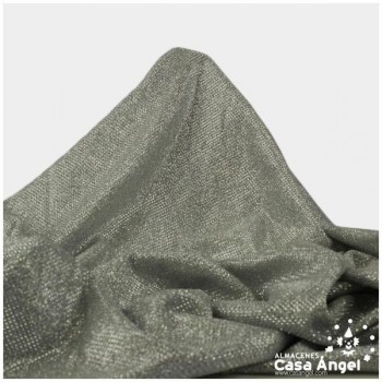 PUNTO LAMÉ PLATEADO CON GLITTER SERIE GARBO 140cm