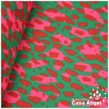 CREPE ESTAMPADO ANIMAL PRINT VIBRANTE SERIE HOLLAND 150cm