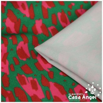 CREPE ESTAMPADO ANIMAL PRINT VIBRANTE SERIE HOLLAND 150cm