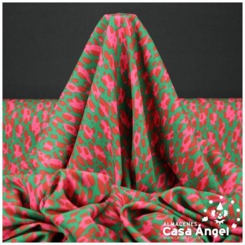 CREPE ESTAMPADO ANIMAL PRINT VIBRANTE SERIE HOLLAND 150cm