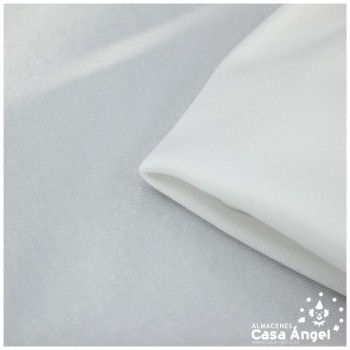TERCIOPELO DE LYCRA BLANCO SERIE LUCCA 150cm