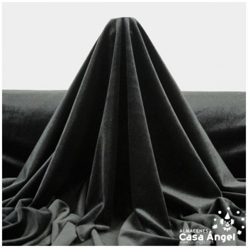 TERCIOPELO DE LYCRA NEGRO SERIE LUCCA 150cm