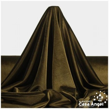 TERCIOPELO DE LYCRA MARRÓN SERIE LUCCA 150cm