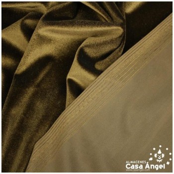 TERCIOPELO DE LYCRA MARRÓN SERIE LUCCA 150cm