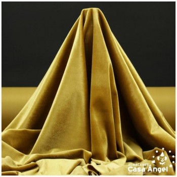 TERCIOPELO DE LYCRA ORO SERIE LUCCA 150cm