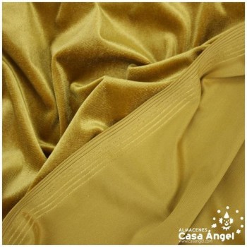 TERCIOPELO DE LYCRA ORO SERIE LUCCA 150cm