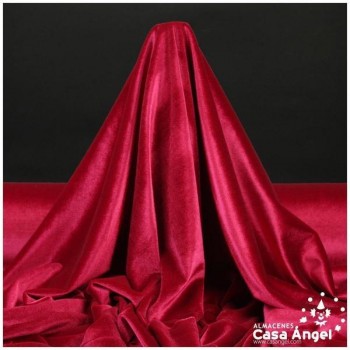 TERCIOPELO DE LYCRA ROJO SERIE LUCCA 150cm