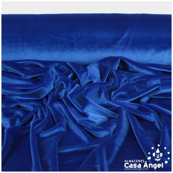 TERCIOPELO DE LYCRA AZUL SERIE LUCCA 150cm