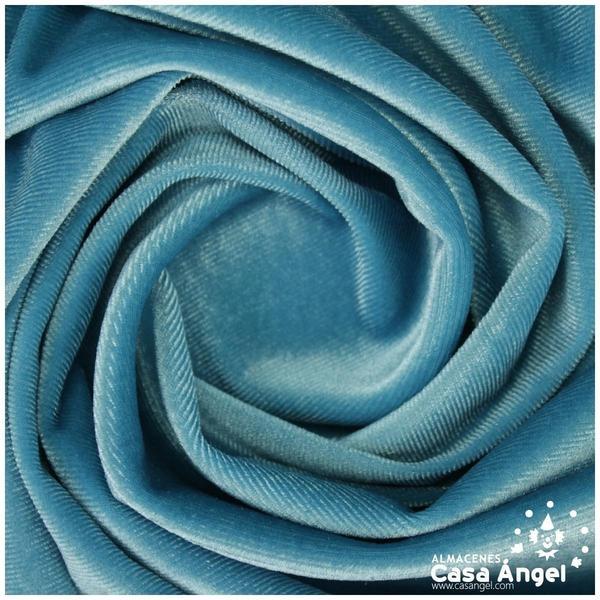 TERCIOPELO DE LYCRA TURQUESA SERIE LUCCA 150cm