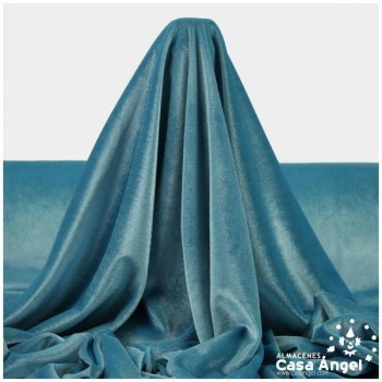 TERCIOPELO DE LYCRA TURQUESA SERIE LUCCA 150cm