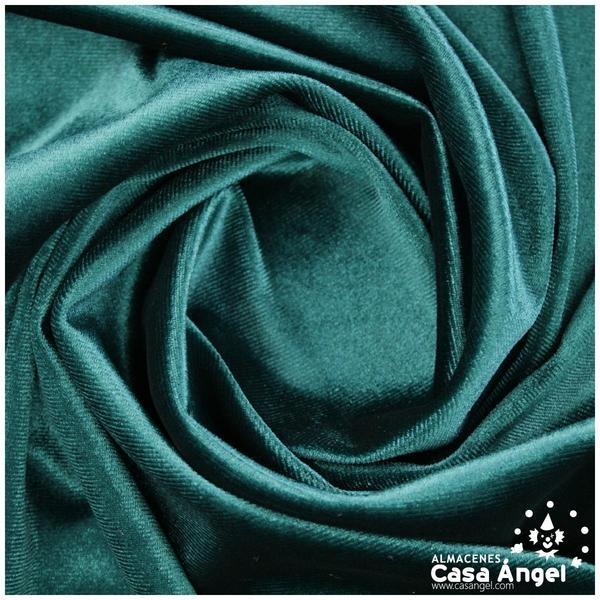 TERCIOPELO DE LYCRA VERDE BOTELLA SERIE LUCCA 150cm