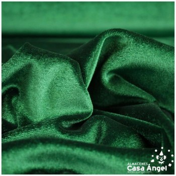 TERCIOPELO DE LYCRA VERDE SERIE LUCCA 150cm