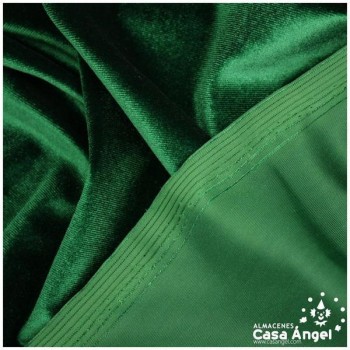 TERCIOPELO DE LYCRA VERDE SERIE LUCCA 150cm