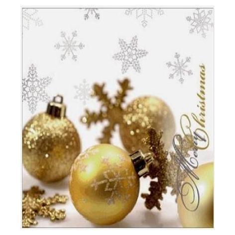 SERVILLETAS BOLAS DE NAVIDAD