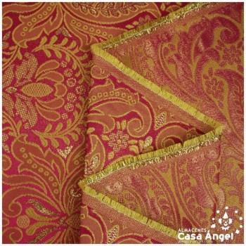 BROCADO FUCSIA DE DOBLE ANCHO CON FILIGRANAS SERIE TOPKAPI 280cm
