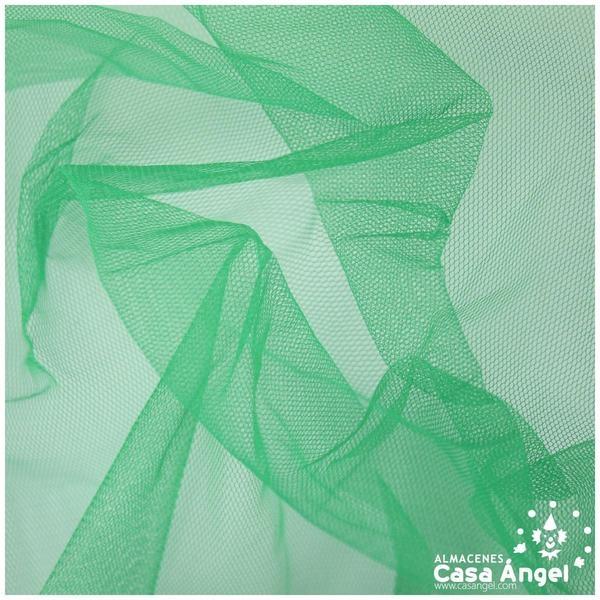 TUL INELÁSTICO VERDE TRÉBOL 150cm