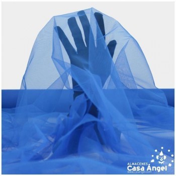 TUL INELÁSTICO AZUL 150cm