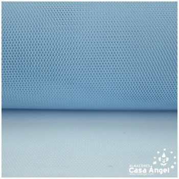 TUL INELÁSTICO CELESTE 150cm