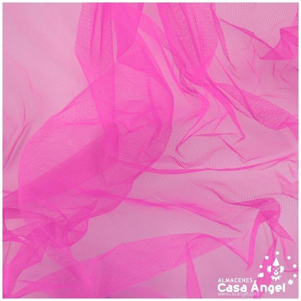 TUL INELÁSTICO FUCSIA 150cm