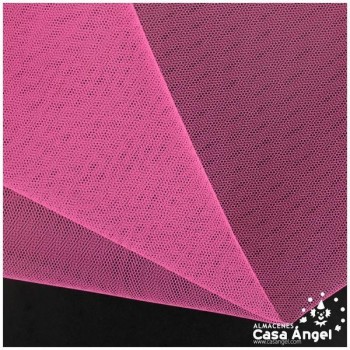 TUL INELÁSTICO FUCSIA FLÚOR 150cm