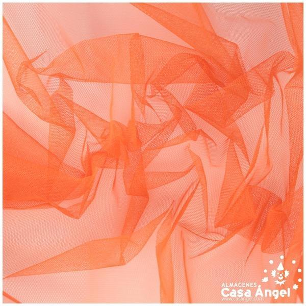 TUL INELÁSTICO NARANJA 150cm