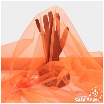 TUL INELÁSTICO NARANJA 150cm
