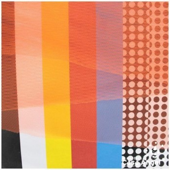 TUL INELÁSTICO NARANJA 150cm
