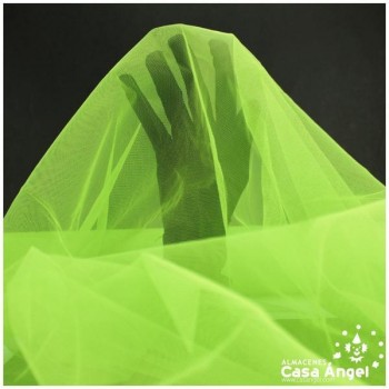 TUL INELÁSTICO VERDE PISTACHO 150cm