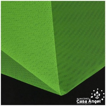 TUL INELÁSTICO VERDE FLÚOR 150cm