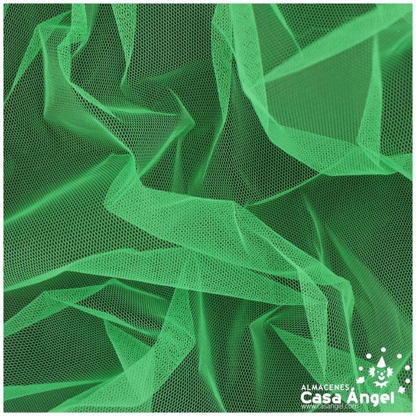 TUL INELÁSTICO VERDE HIERBA 150cm