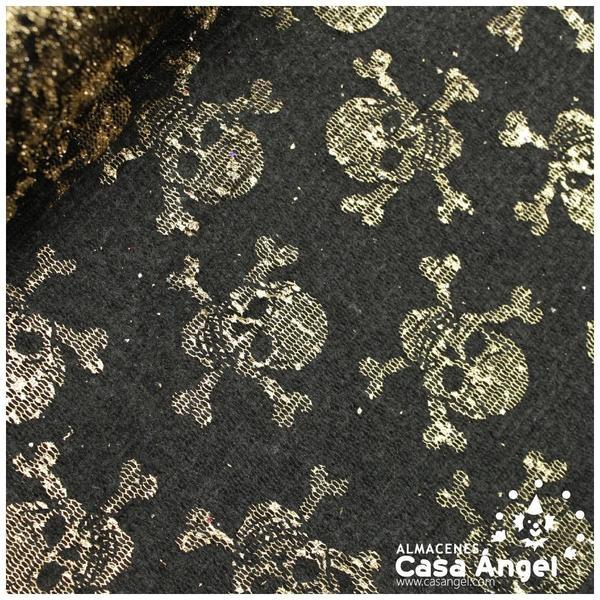 TUL ESTAMPADO FOIL SERIE HALLOWEEN ANCHO 150cm